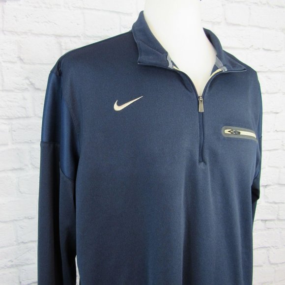 Nike Dri-Fit Men’s 2XL Mock Neck 1/4 Zip Polo - Picture 3 of 8